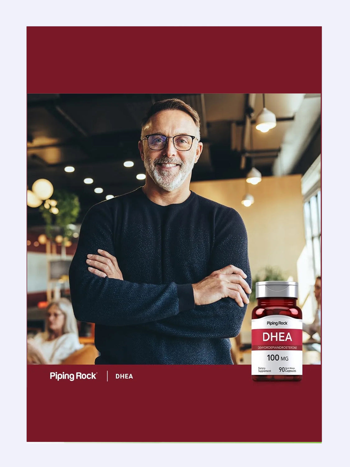 DHEA 100mg Premium Libido Salud Sexual Energía Vigor 90 cápsulas