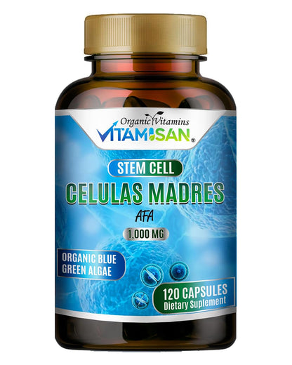 Celulas Madre Stem Plus Alga Afa 1000 Mg 120 cápsulas