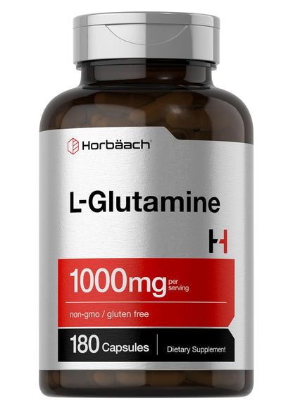 Cápsulas L De Glutamina 1000mg 180 Unidades