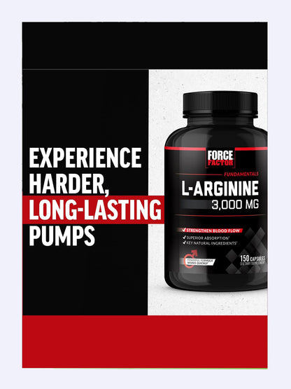 L- Arginina 3000 Mg  150 cápsulas