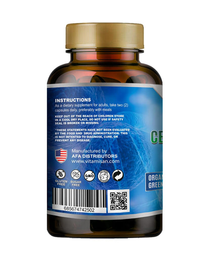 Celulas Madre Stem Plus Alga Afa 1000 Mg 120 cápsulas