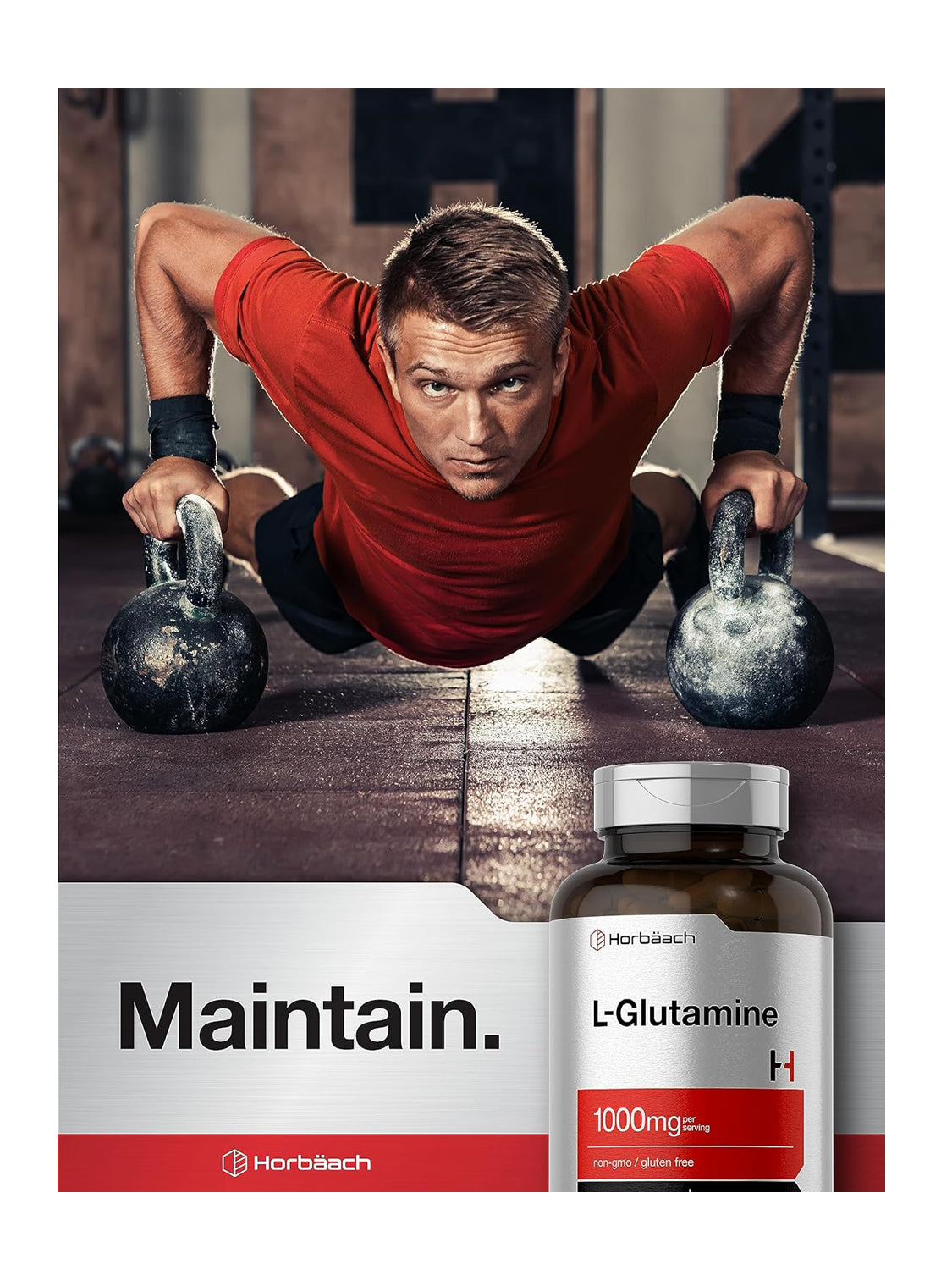 Cápsulas L De Glutamina 1000mg 180 Unidades
