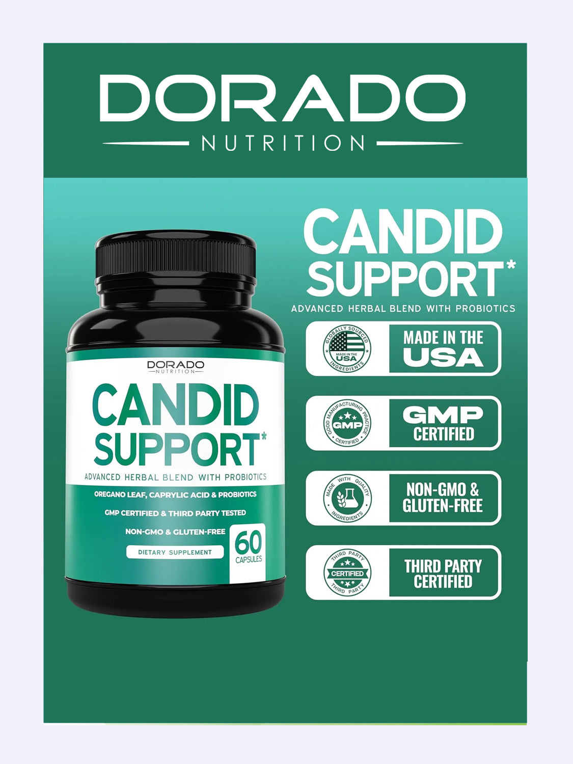 Candida Limpieza Max Potente 60 cápsulas